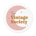 Round Vinyl Sticker — "The Vintage Society"